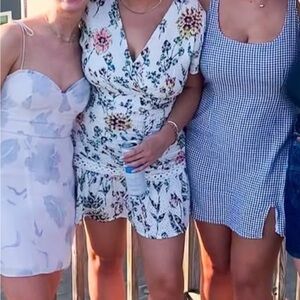 ASTR Floral Wrap Dress